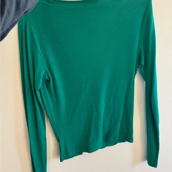 Kookai Green Twist-Front Top - Picture 3 of 3